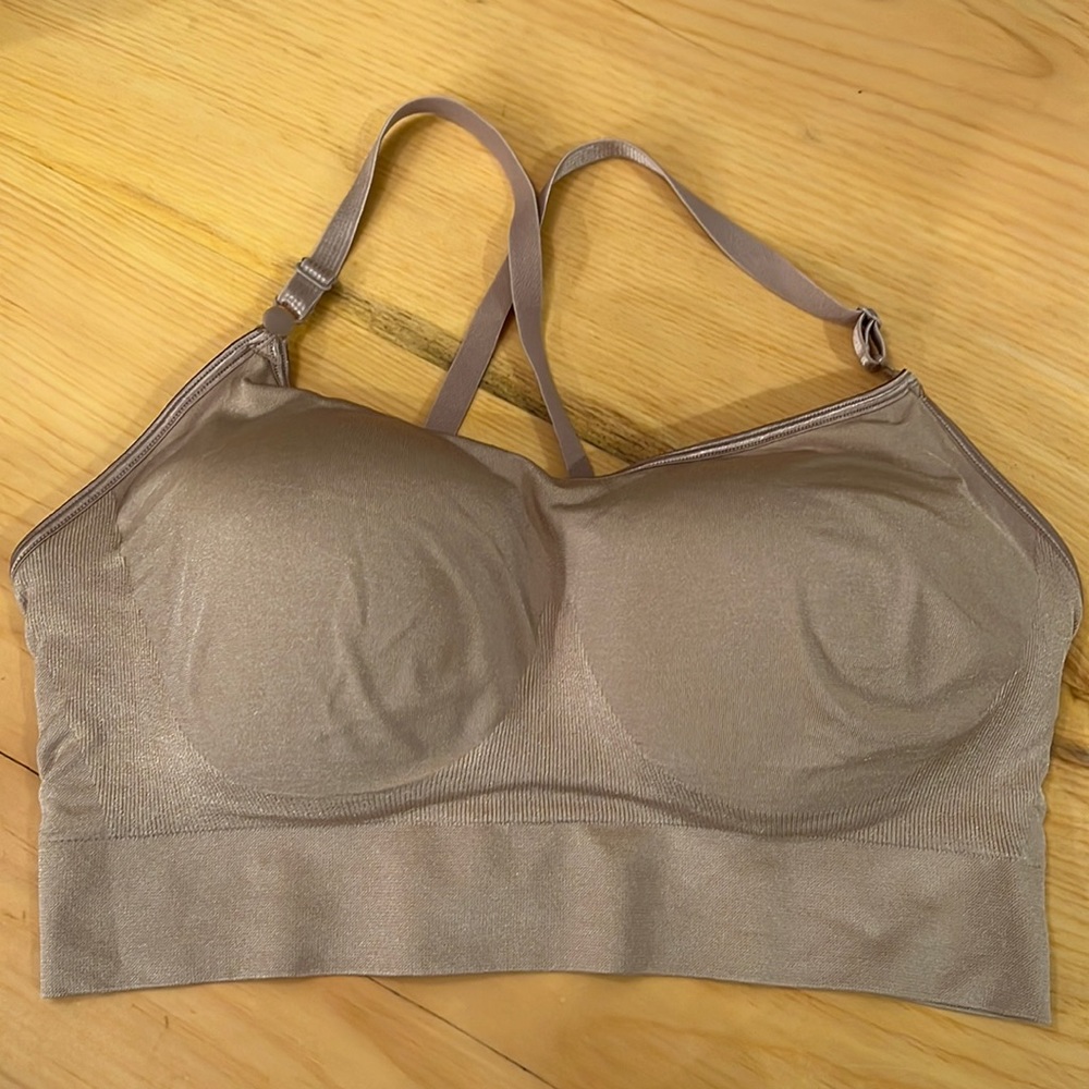 True & Co. Beige Bra Size XL